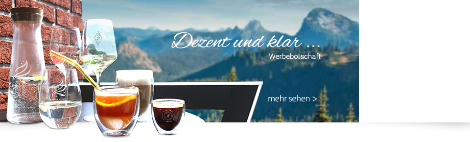 Werbeporzellan: Tassen